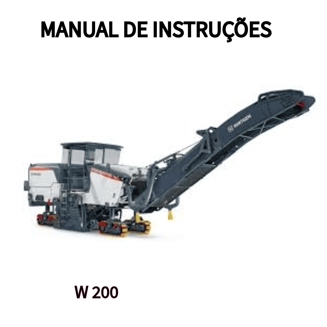 MANUAL DE INTRUÇÕES FRESADORA A FRIO W 200 WIRTGEM