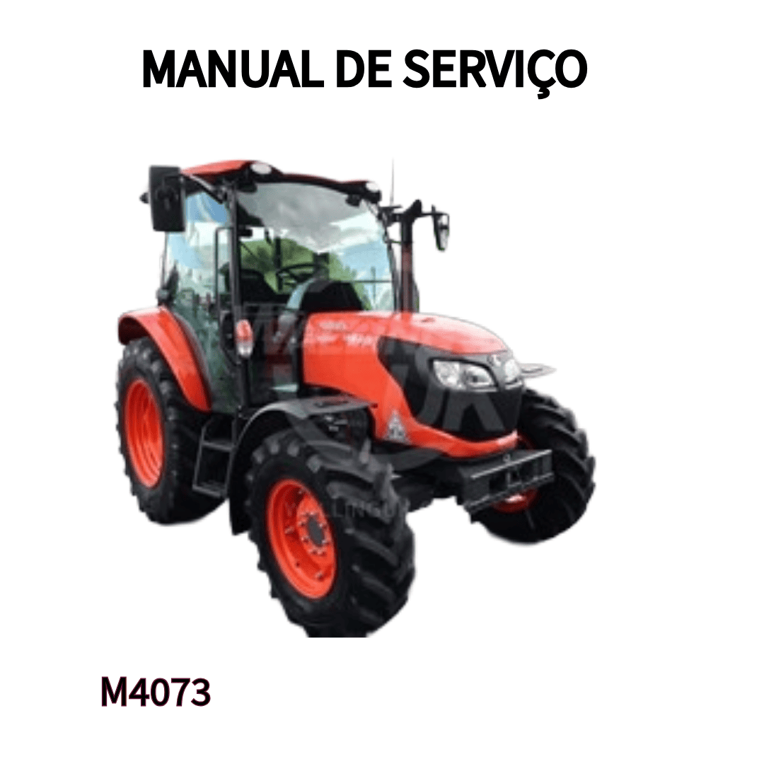 MANUAL DE SERVIÇO TRATOR M4073 KUBOTA 2020