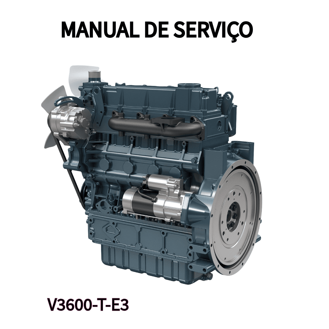 MANUAL DE SERVIÇO MOTOR V3600-T-E3 KUBOTA