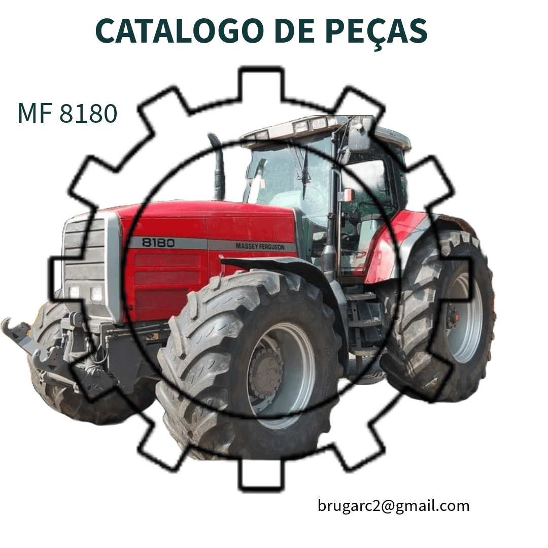 CATALAGO DE PEÇAS TRATOR MF 8180 1637360 MASSEY FERGUSSON