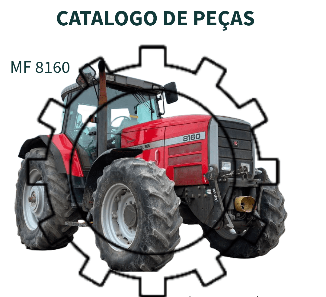 CATALAGO DE PEÇAS TRATOR MF 8160 1637286 MASSEY FERGUSSON