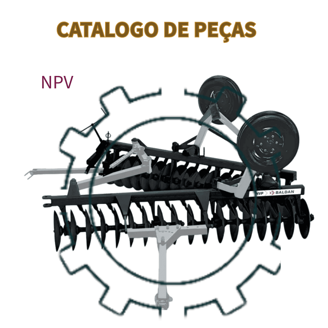CATALOGO DE PEÇAS NVP GRADE NIVELADORA COM PNEUS BALDAN