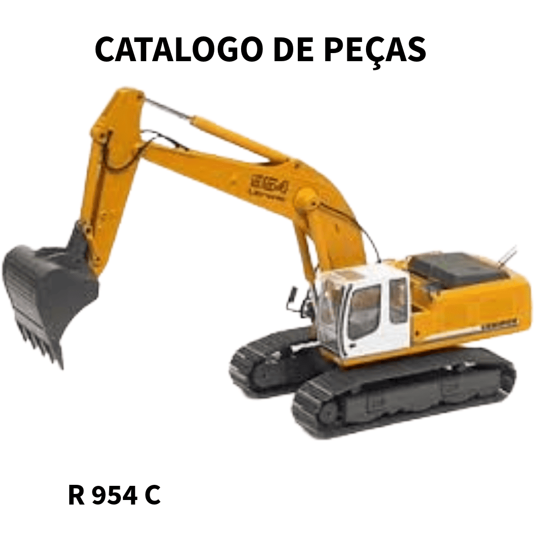 CATALOGO DE PEÇAS ESCAVADEIRA R 954 C HD 1590 52293 LIEBHERR 2022