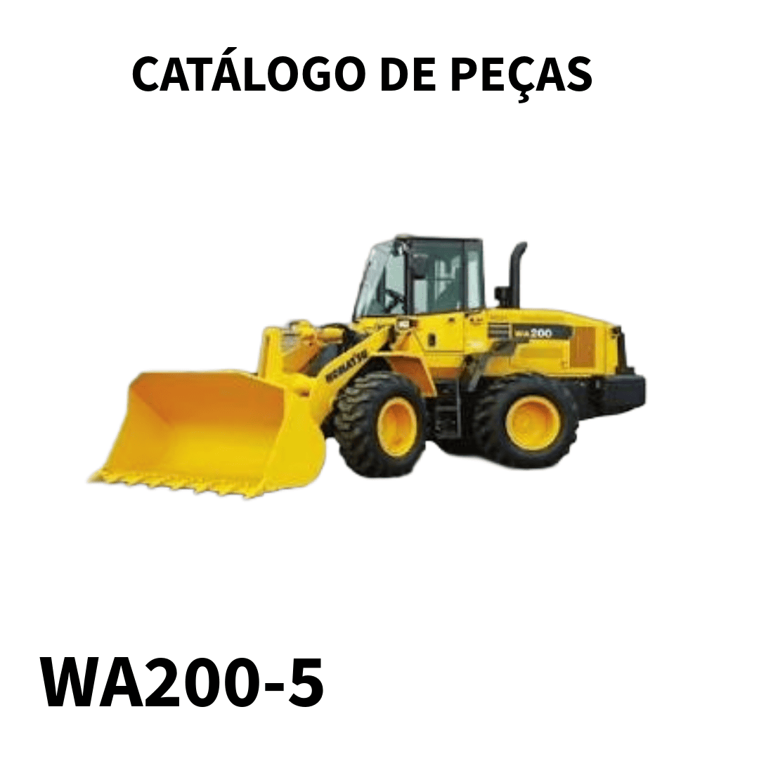 CATALOGO DE PEÇAAS CARREGADEIRA WA200-5 KOMATSU
