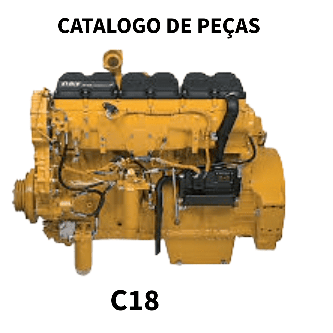 CATALOGO DE PEÇAS MOTOR C18 INDUSTRIAL CATERPILLAR 2004