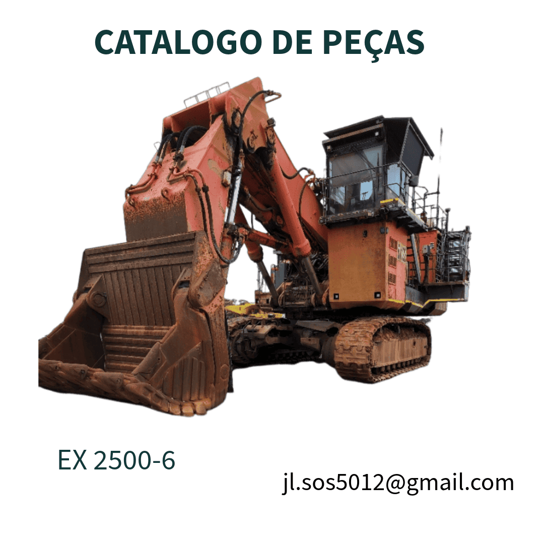 CATALOGO DE PEÇAS ESCAVADEIRA EX 2500-6 HITACHI