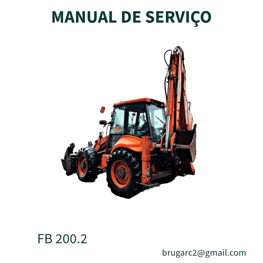MANUAL DE SERVIÇO RETRO ESCAVADEIRA FB90.2 FB100.2 FB110.2 FB200.2 4WS FIAT HITACHI