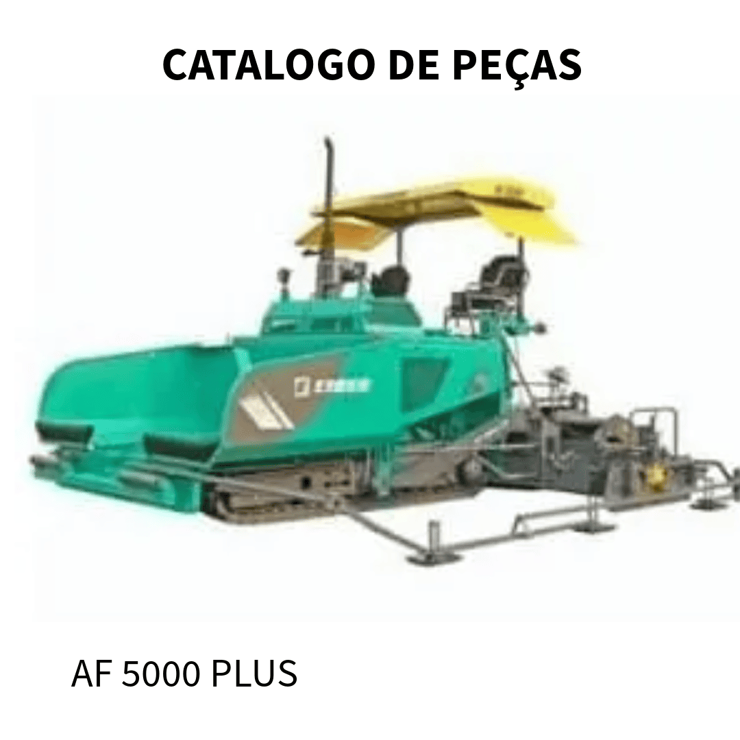 CATALOGO DE PEÇAS VIBRO ACABADORA AF 5000 PLUS CIBER 2009