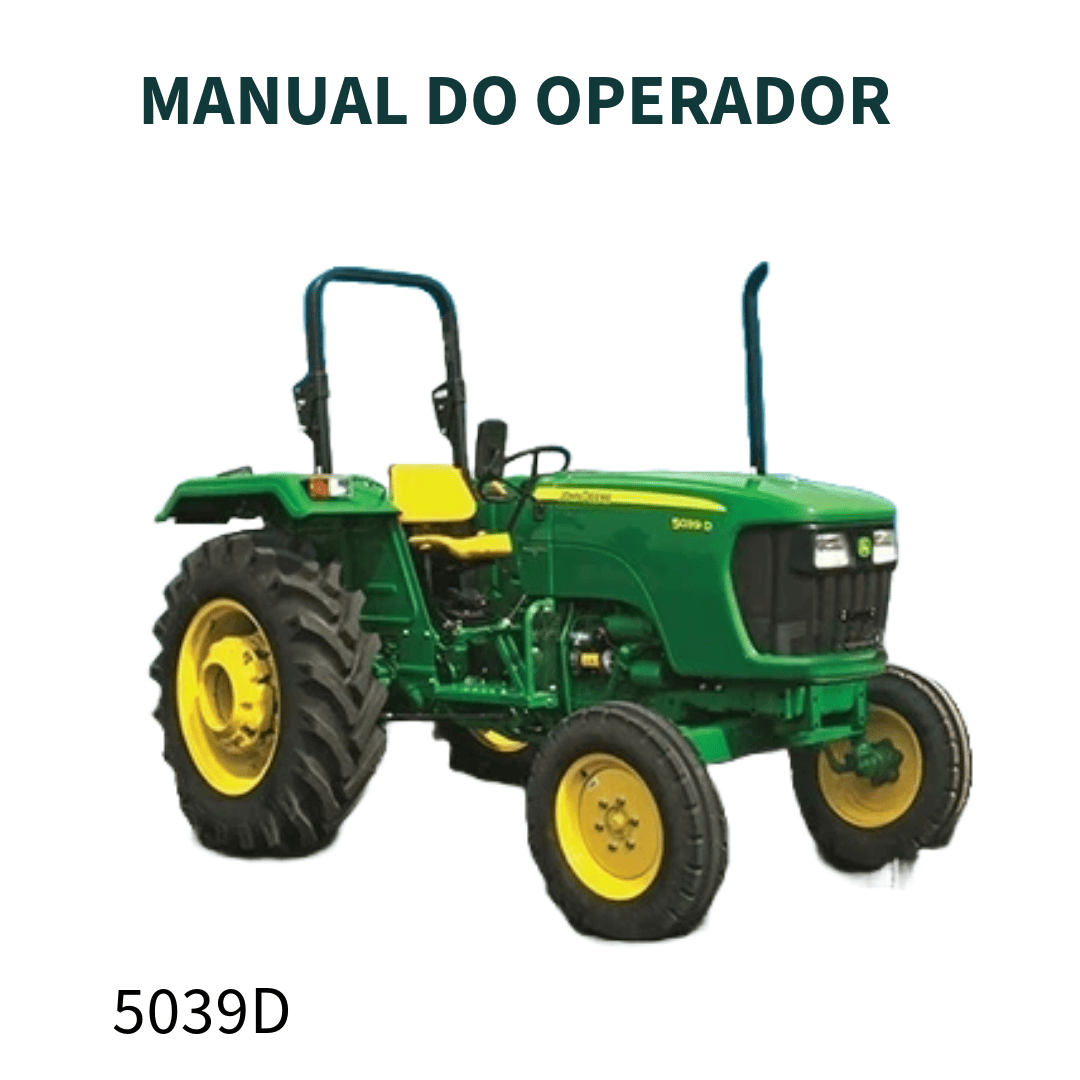 MANUAL DO OPERADOR TRATOR 5039D JOHN DEERE
