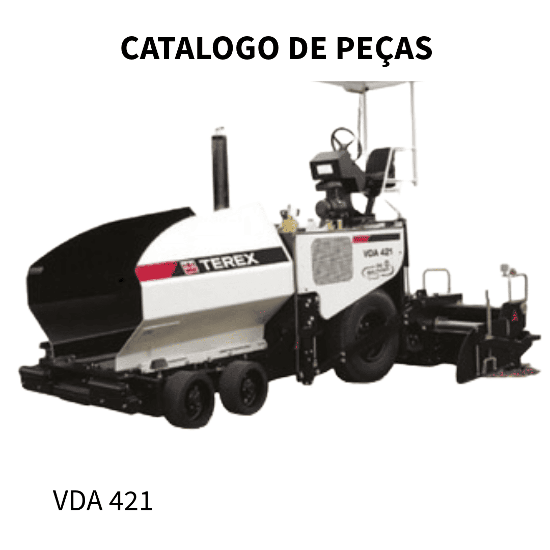 CATALOGO DE PEÇAS VIBRO ACABADORA VDA 421 TEREX 2008