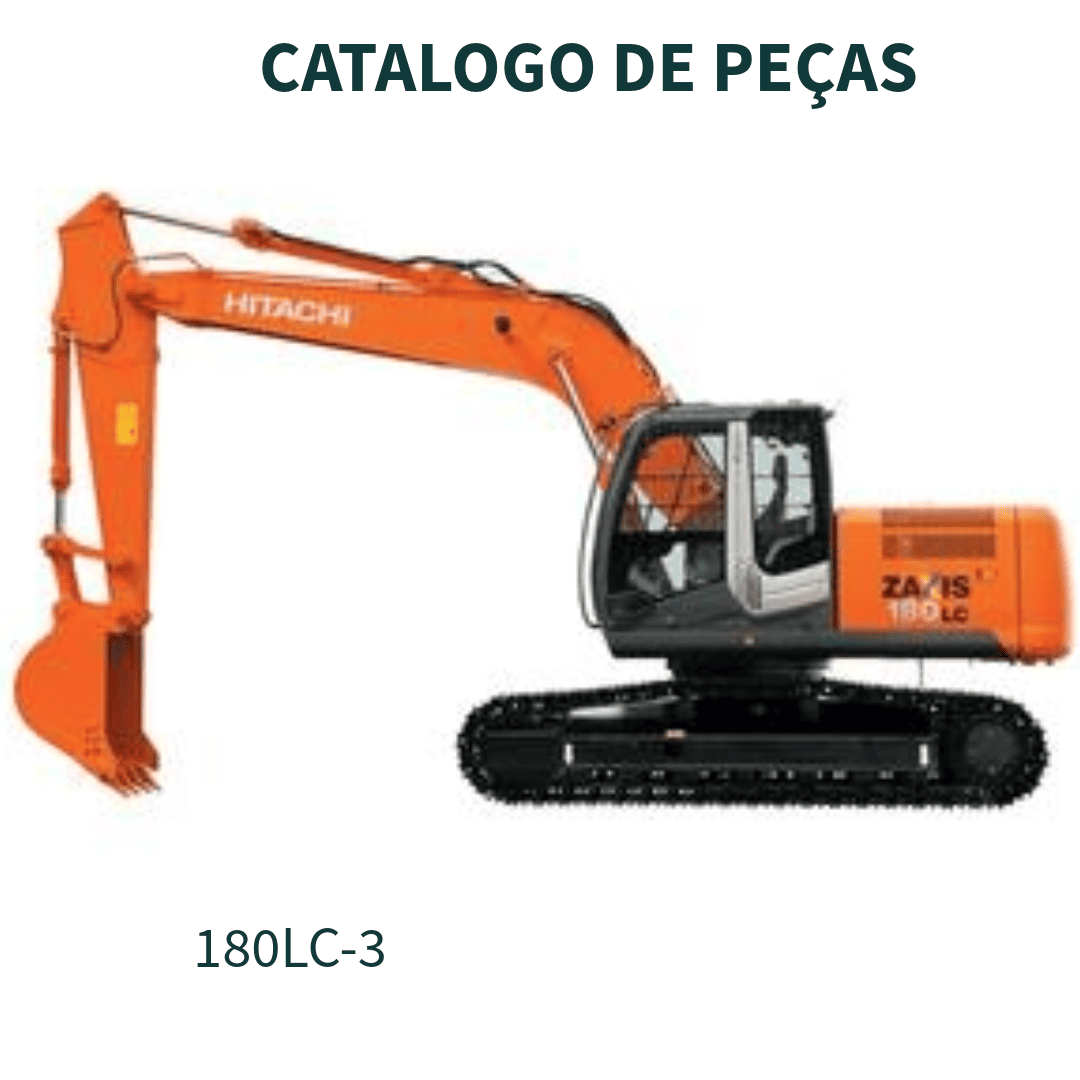 CATALGO DE PEÇAS ESCAVADEIRA 180LC-3, 180LCN-3 HITACHI