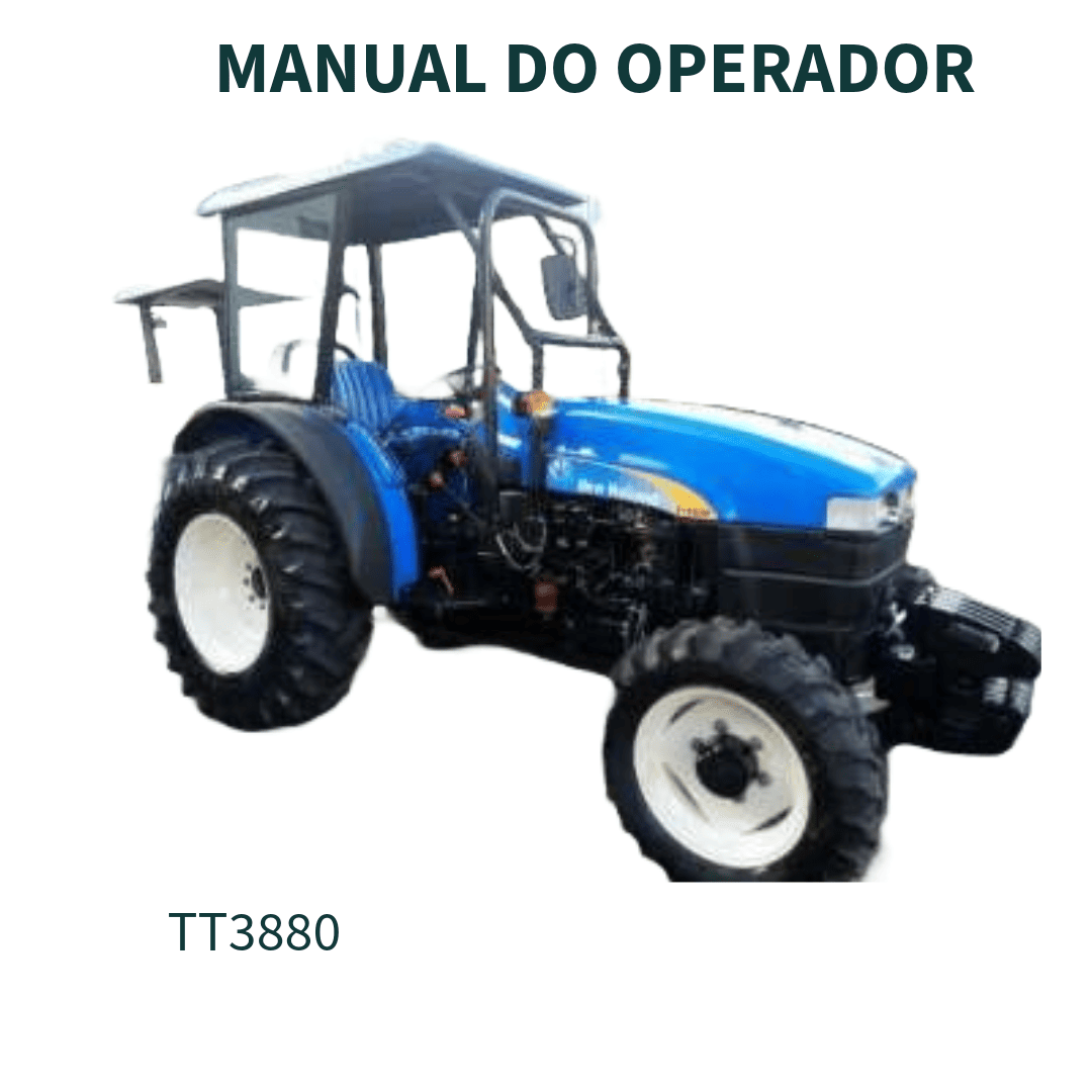 MANUAL DO OPERADOR TRATOR TT3840 TT3840F TT3880F NEW HOLLAND