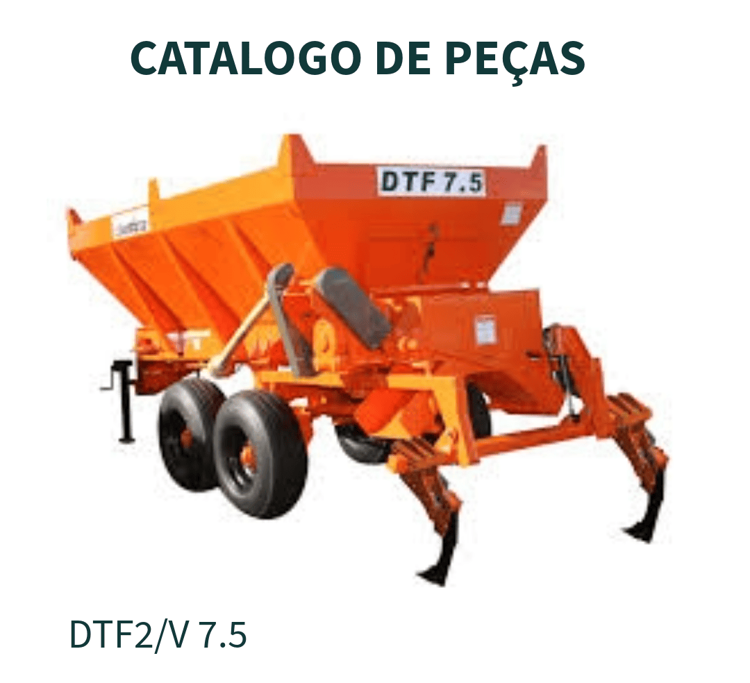 CATALOGO DE PEÇAS DISTRIBUIDORES DE FERTILIZANTES E OUTROS DTF2/V 7.5 CIVEMASA