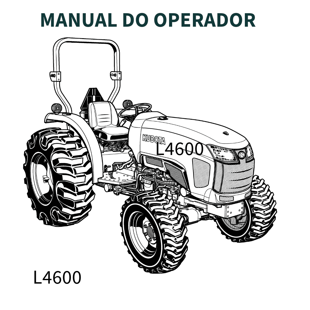 MANUAL DO OPERADOR TRATOR L4600 KUBOTA