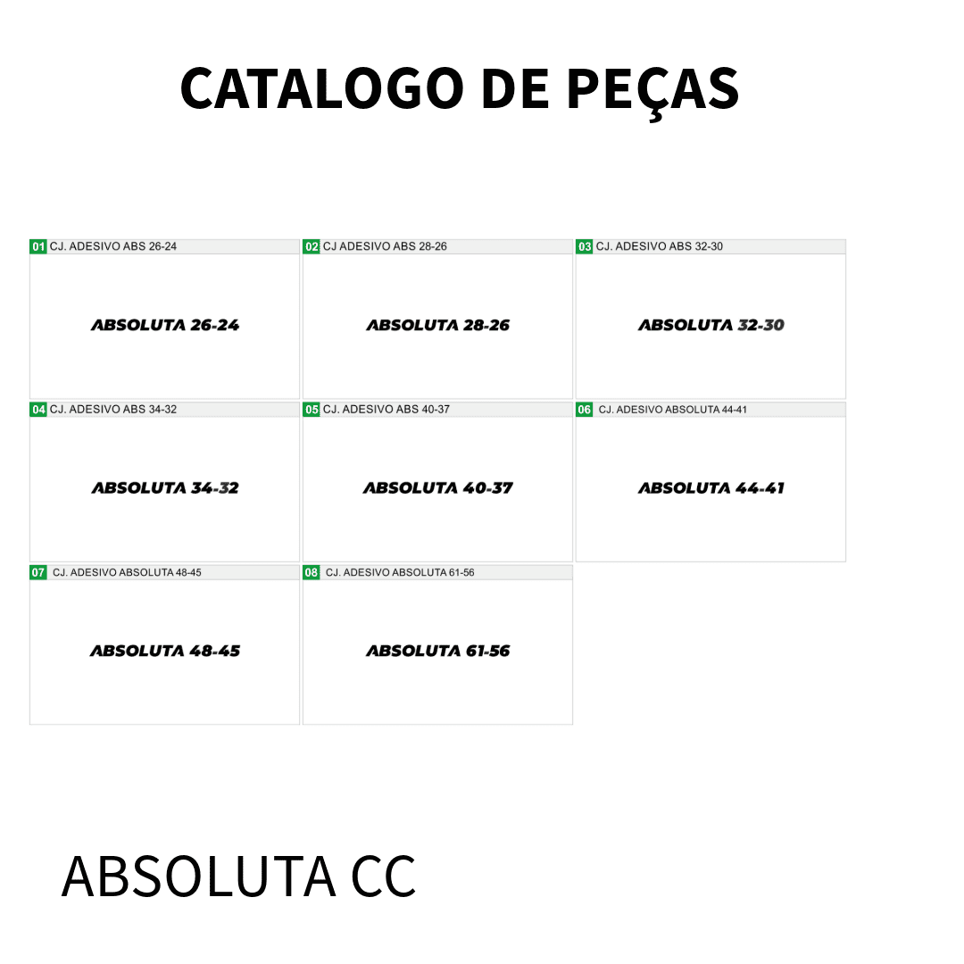 CATALOGO DE PEÇAS PLANTADEIRA ABSOLUTA CC 26-24, 61-56 STARA