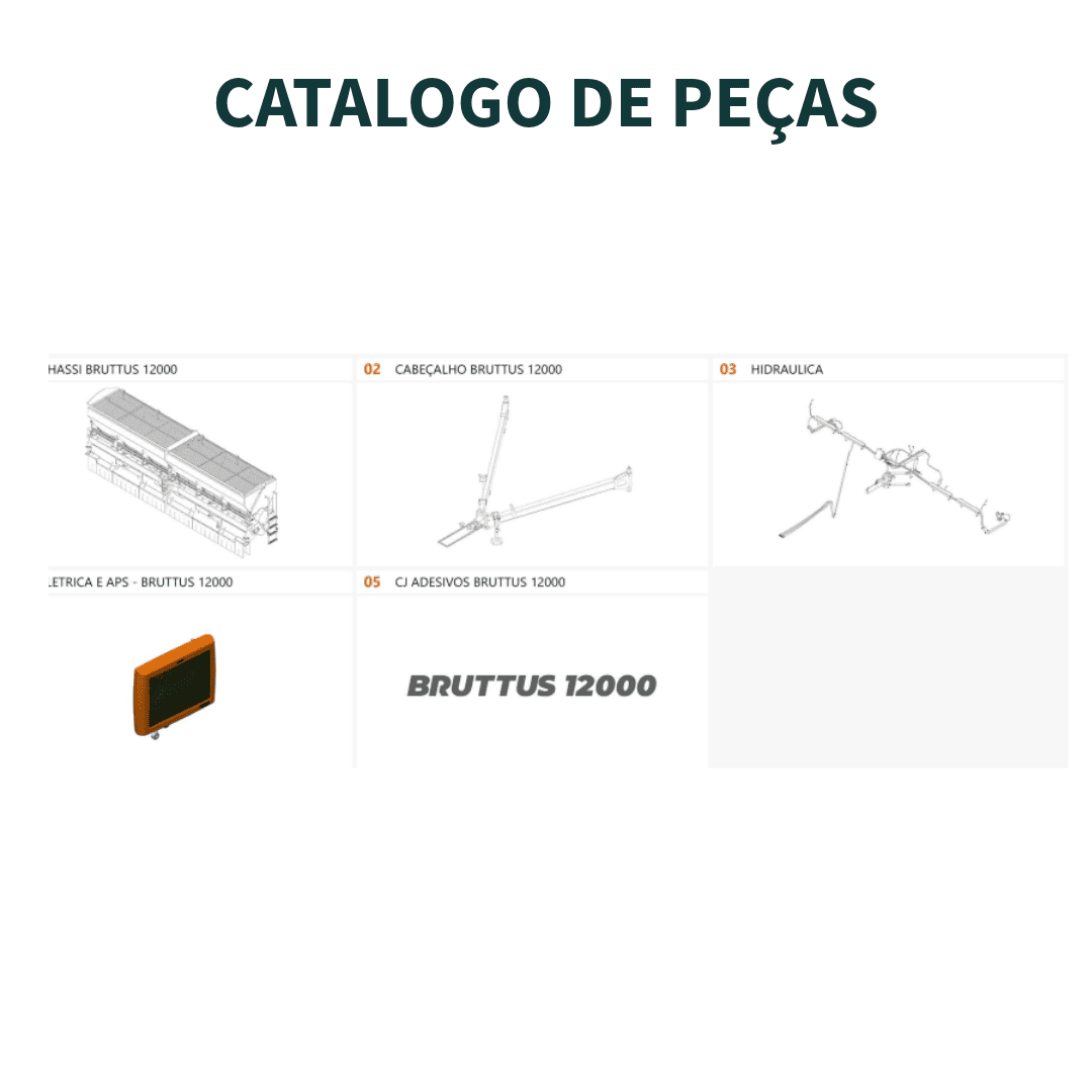 CATALOGO DE PEÇAS BRUTTOS 1200 7013-3064 STARA