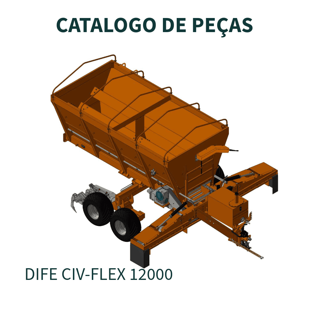 CATALOGO DE PEÇAS DISTRIBUIDORES DE FERTILIZANTES E OUTROS DIFE CIV-FLEX 12000 L/T/D CIVEMASA