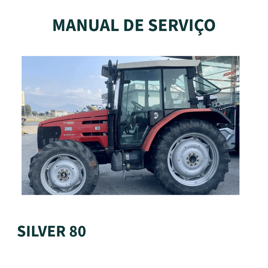 MANUAL DE SERVIÇO TRATOR SILVER 80 SAME