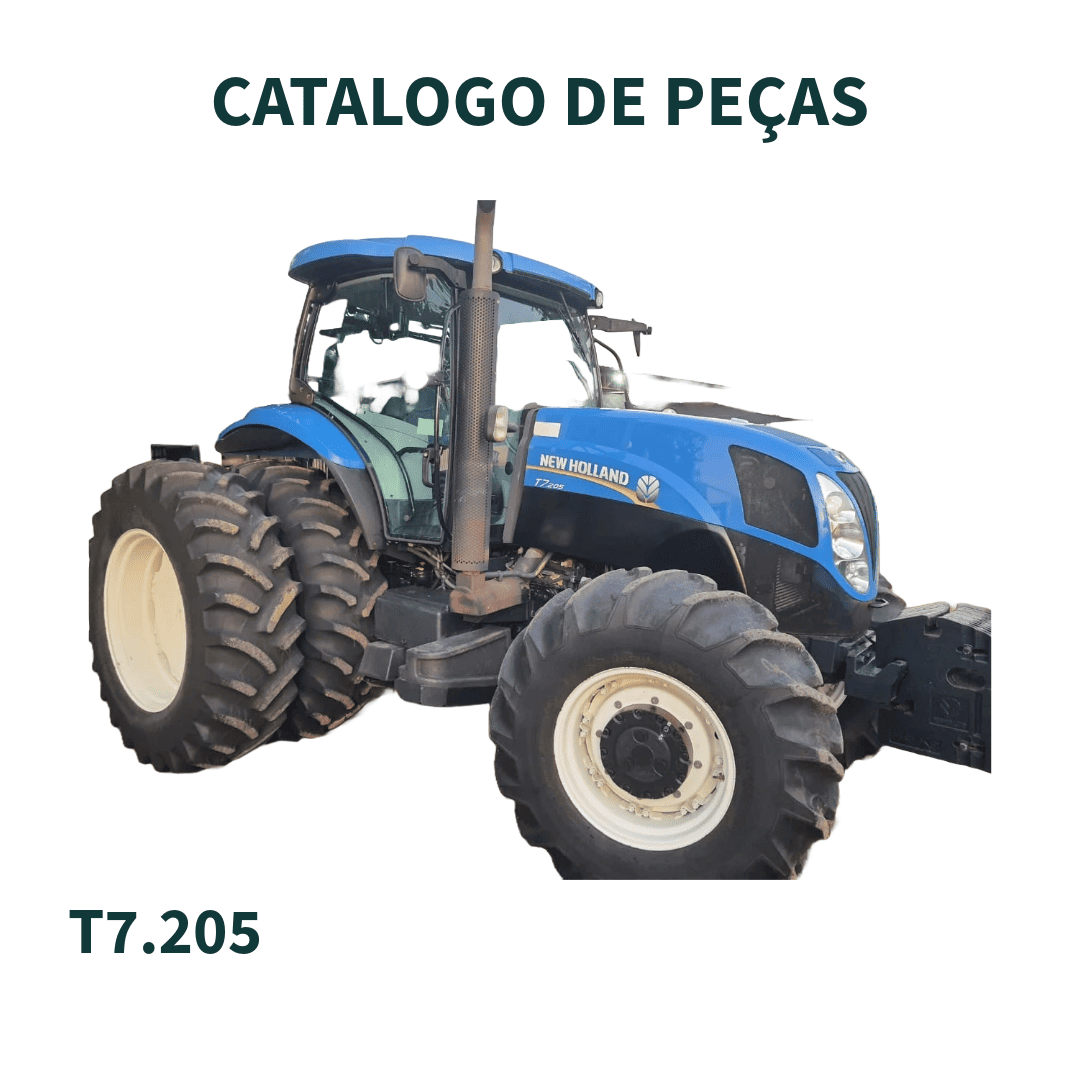 CATALAGO DE PEÇAS TRATOR T7.205 NEW HOLLAND