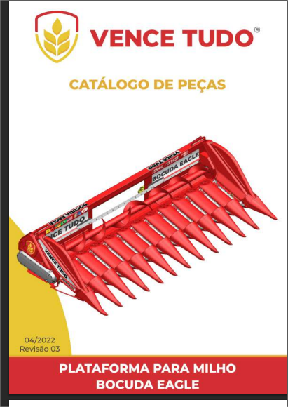 CATALOGO DE PEÇAS PLATAFORMA PARA MILHO BOCUDA EAGLE VENCE TUDO