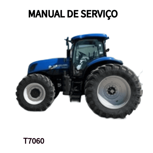 MANUAL DE CALIBRAÇÃOCONFIGURAÇÃO, CÓDIGOS DE ERRO TRATOR  T7060 NEW HOLLAND 2007