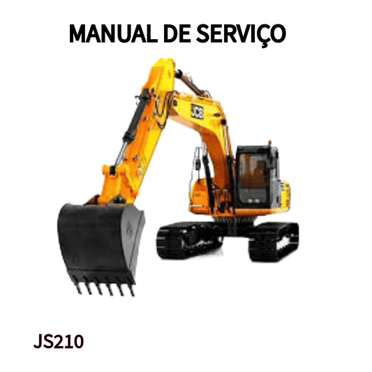 MANUAL DE SERVIÇO ESCAVADEIRA JS210  JCB