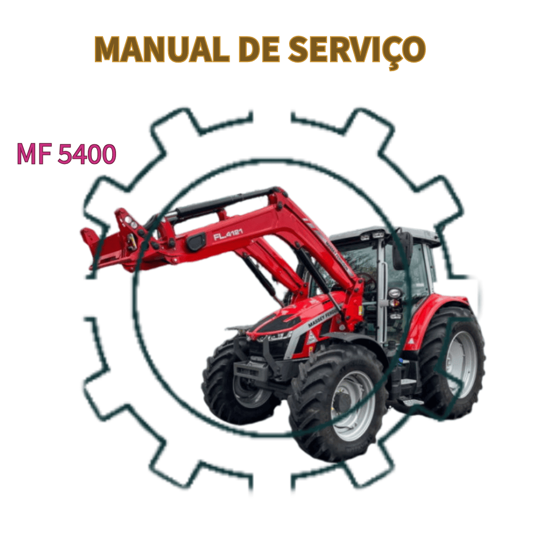 MANUAL DE SERVIÇO EIXO DIANTEIRO E TRASEIRO TRATOR MF 5400 MASSEY FERGUSON