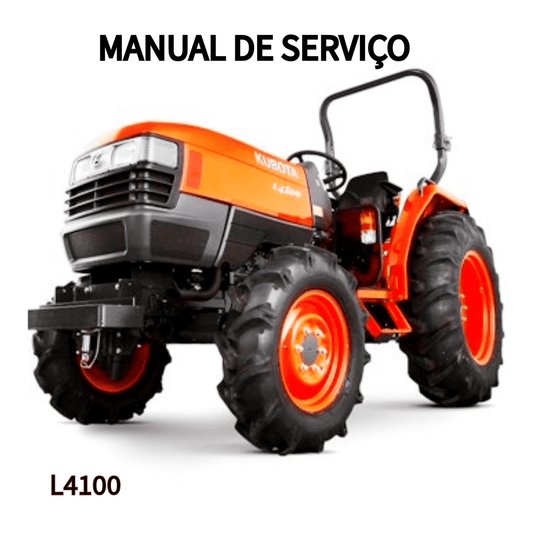 MANUAL DE SERVIÇO TRATOR L4100 KUBOTA