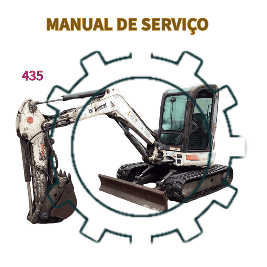 MANUAL DE SERVIÇO MINI ESCAVADEIRA 435 BOB CAT