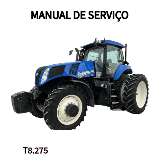 MANUAL DE SERVIÇO TRATOR  T8.275   NEW HOLLAND