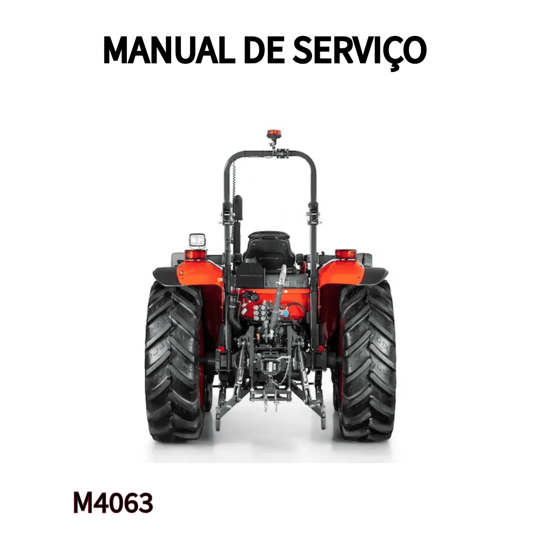 MANUAL DE SERVIÇO TRATOR M4063 KUBOTA 2020