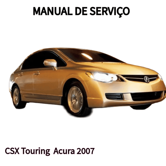 MANUAL DE SERVIÇO MOTOR  CSX Touring  Acura 2007