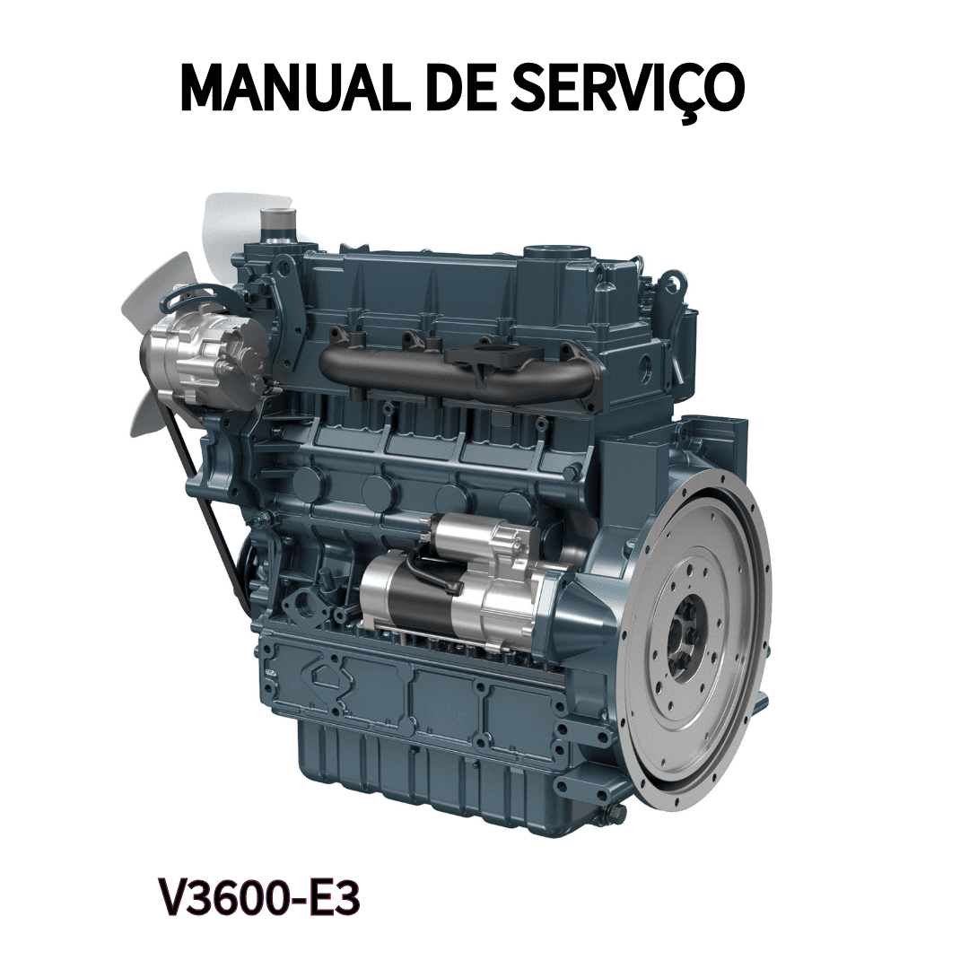 MANUAL DE SERVIÇO MOTOR  V3600-E3  KUBOTA