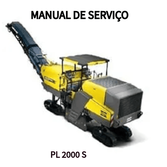 MANUAL DE SERVIÇO FRESADORA A FRIO  PL 2000 S DINAPAC