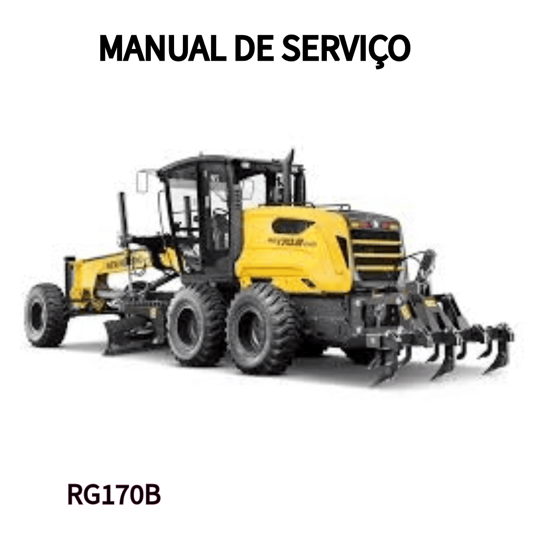 MANUAL DE  SERVIÇOS MOTONIVELADORAS RG170.B NEW HOLLAND 2005