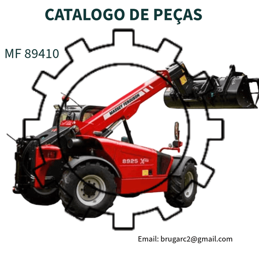 CATALAGO DE PEÇAS MANIPULADOR TELESCOPICO  MF 89410 MASSEY FERGUSSON