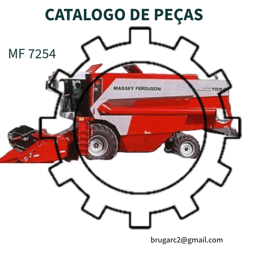 CATALAGO DE PEÇAS COLHEITADEIRA MF 7254 MASSEY FERGUSON