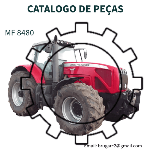 CATALAGO DE PEÇAS TRATOR MF 8480 MASSEY FERGUSSON