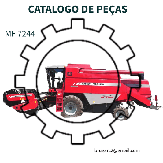 CATALAGO DE PEÇAS COLHEITADEIRA MF 7244 MASSEY FERGUSON