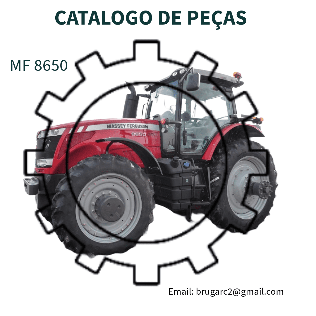 CATALAGO DE PEÇAS TRATOR MF 8650 MASSEY FERGUSSON