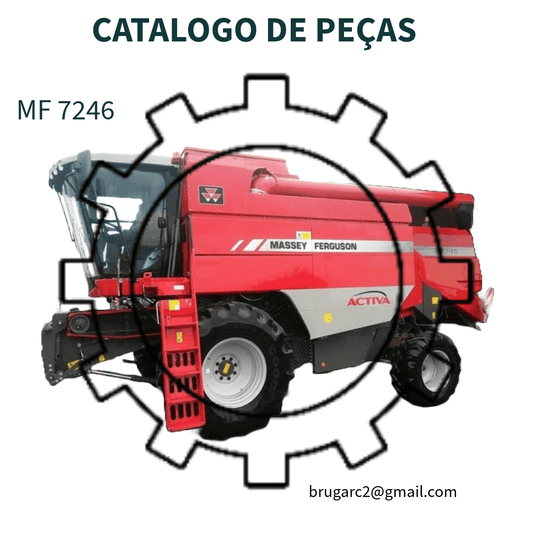 CATALAGO DE PEÇAS COLHEITADEIRA MF 7246 MASSEY FERGUSON