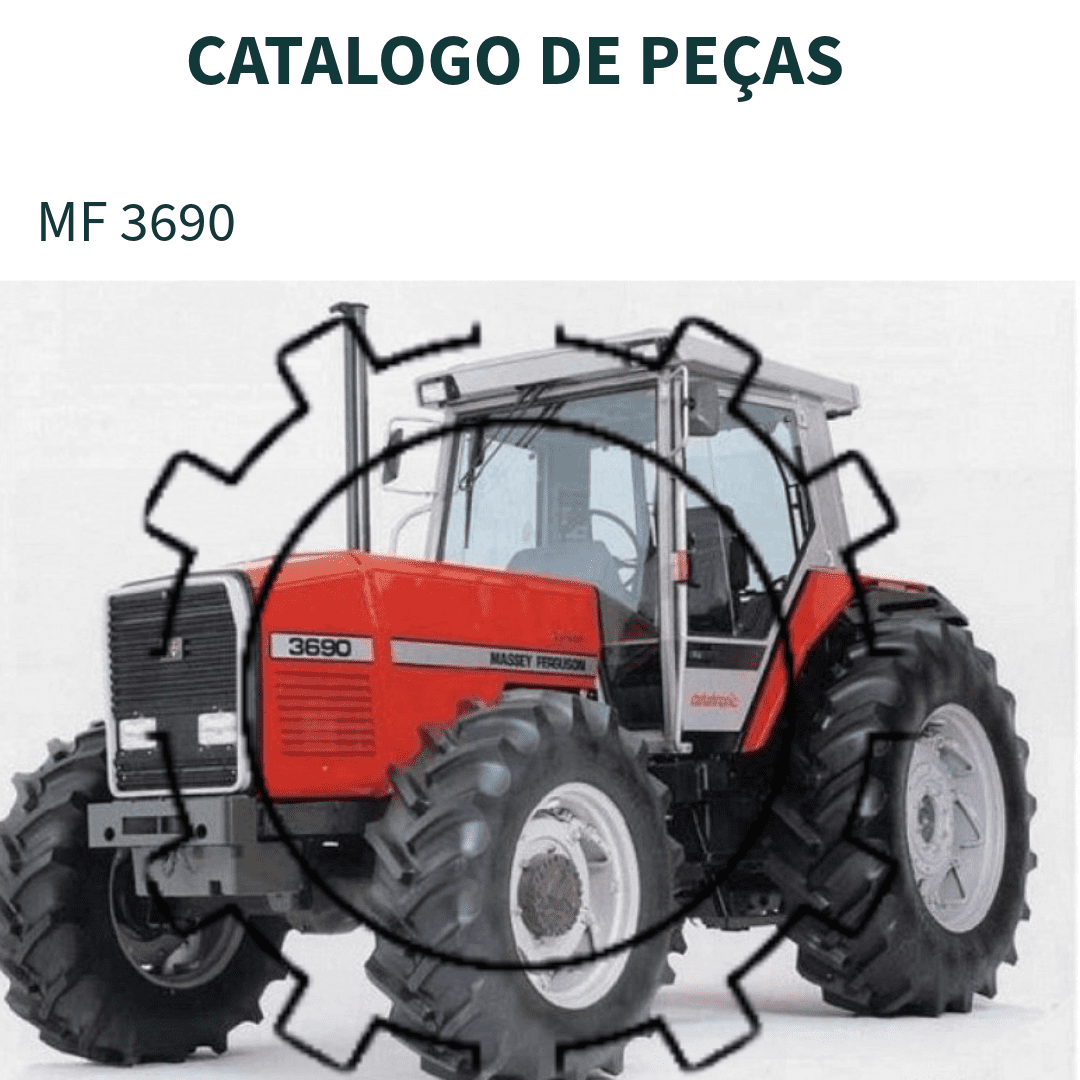 CATALAGO DE PEÇAS TRATOR  MF 3690 MASSEY FERGUSON