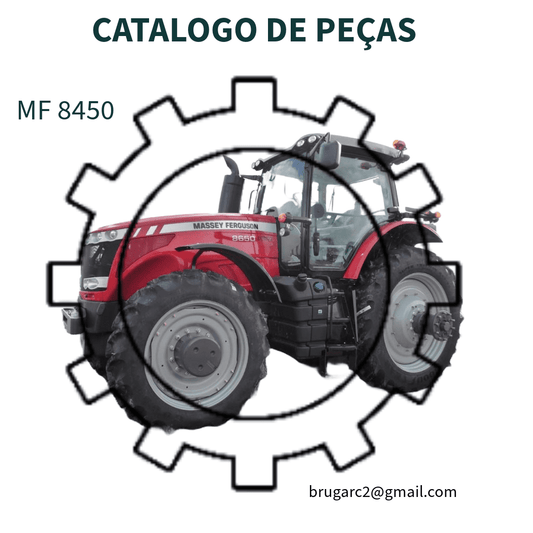 CATALAGO DE PEÇAS TRATOR MF 8450 MASSEY FERGUSSON