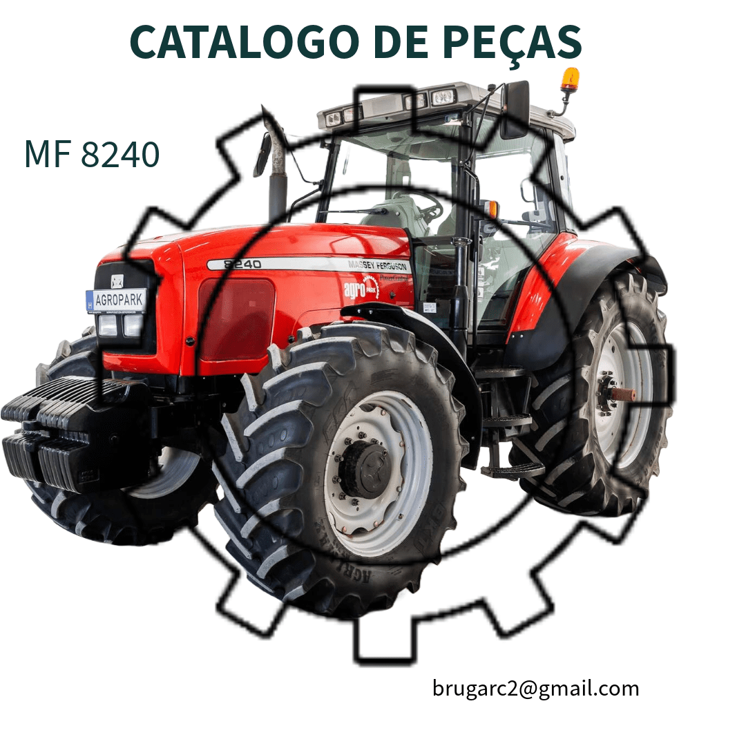 CATALAGO DE PEÇAS TRATOR MF 8240 MASSEY FERGUSSON