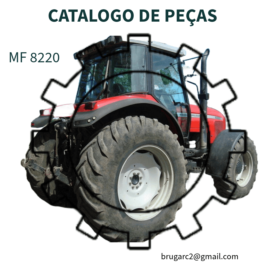 CATALAGO DE PEÇAS TRATOR MF 8220 MASSEY FERGUSSON