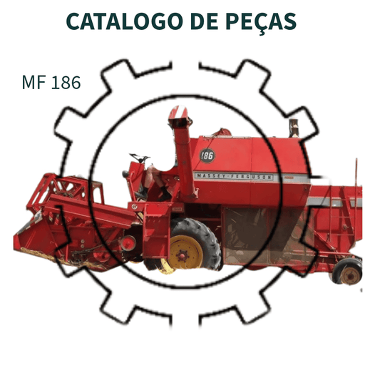 CATALAGO DE PEÇAS COLHETADEIRA  MF 186 MASSEY FERGUSON