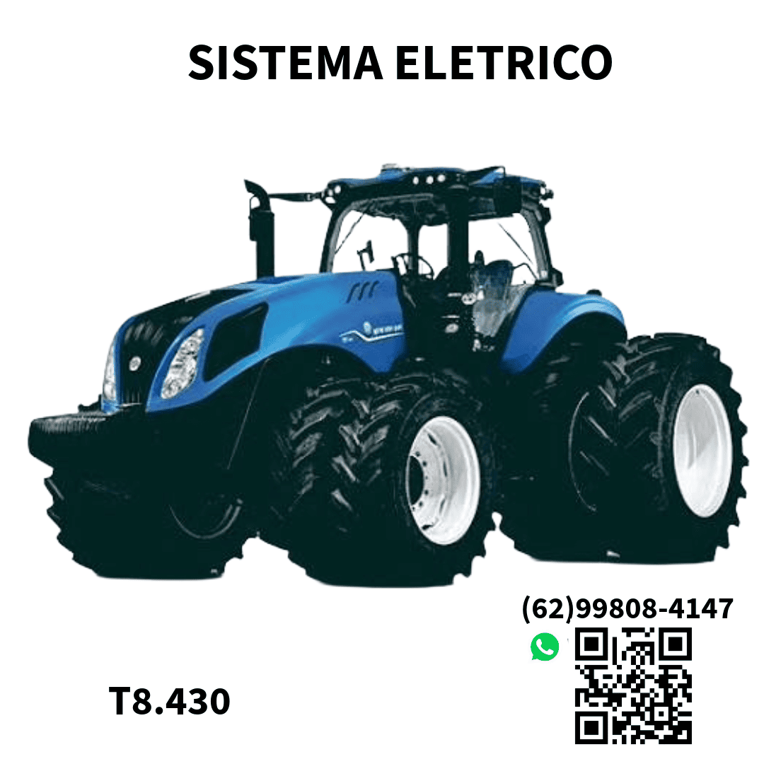 MANUAL SISTEMA ELETRICO TRATOR T8.430 PLM INTELIGENCE NEW HOLLAND 2021