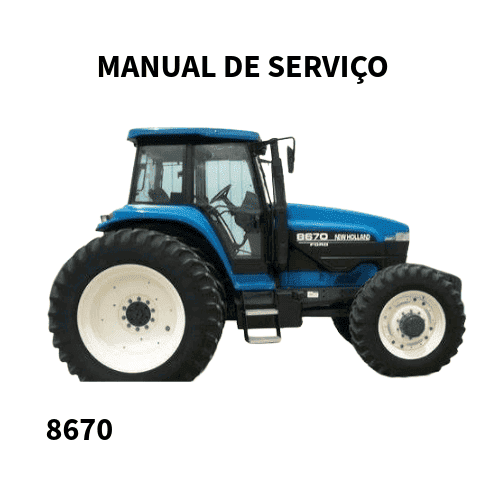 MANUAL DE REPARO MOTOR E TRANSMISSÃO TRATOR SERI 70-70A NEW HOLLAND