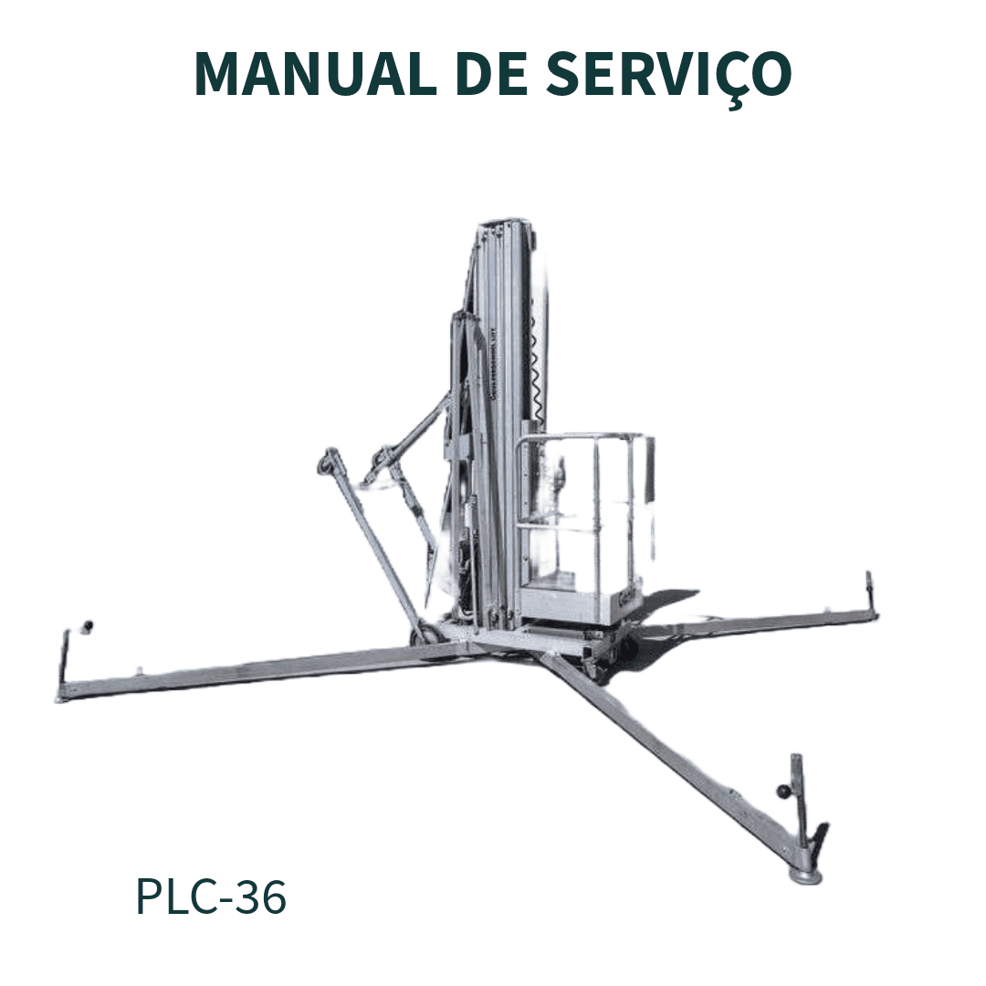 MANUAL DE SERVIÇO PLATAFORMA PLC-19, 24, 30, 36 GENIE