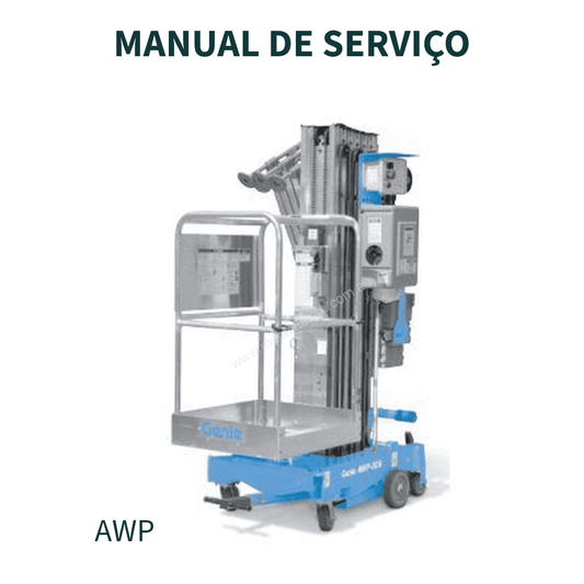 MANUAL DE SERVIÇO PLATAFORMA  AWP® SUPER SERIES GENIE